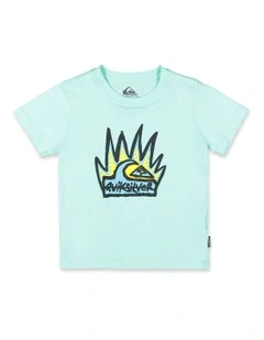 Lit Up T-shirt in Beach Glass