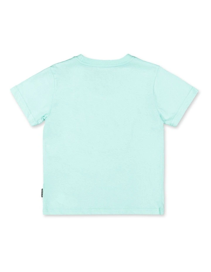 Lit Up T-shirt in Beach Glass image 2