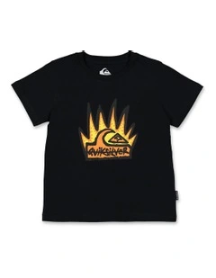 Lit Up T-shirt in Black