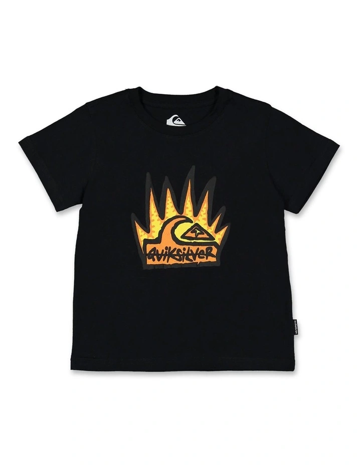 Lit Up T-shirt in Black image 1