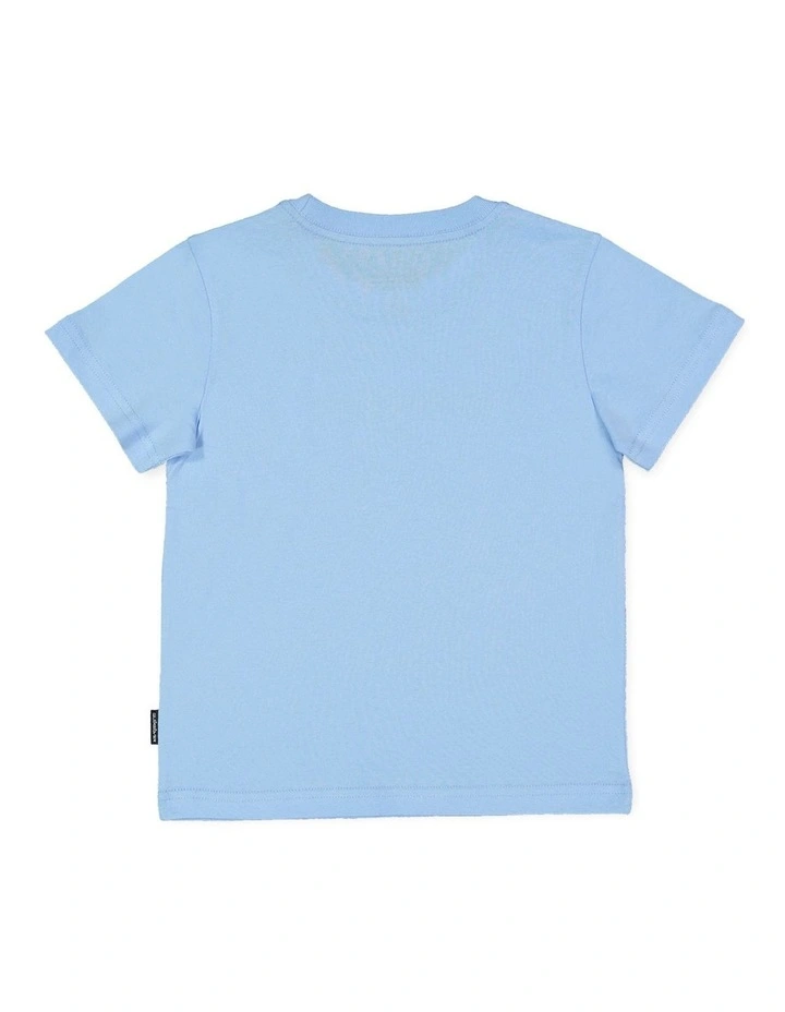 Retro Box T-shirt in Blue image 2
