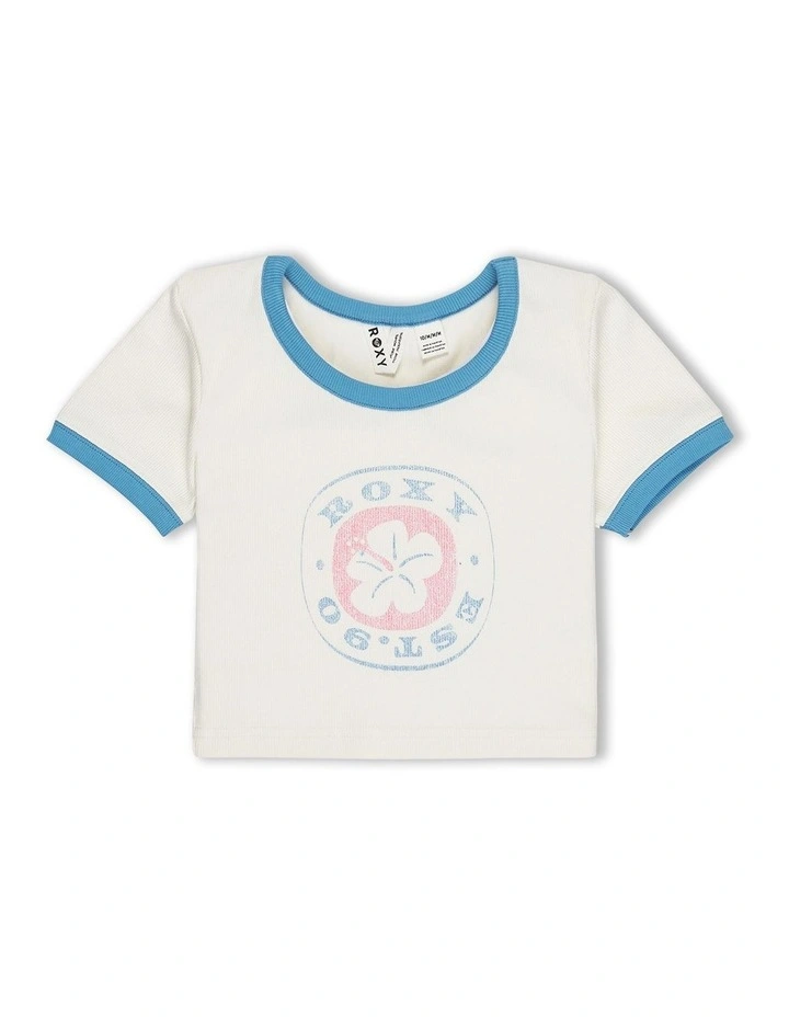 Hey Yeah Crop Top in White image 1
