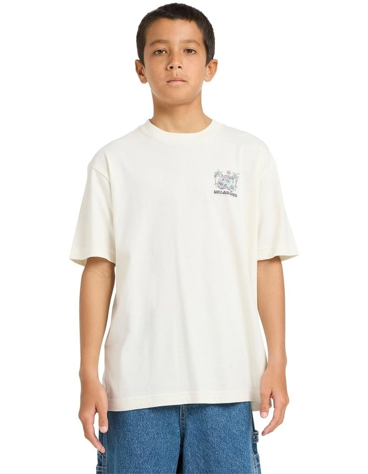 Rush To T-shirt in Cream image 1