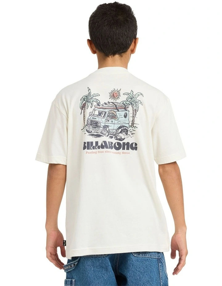 Rush To T-shirt in Cream image 2