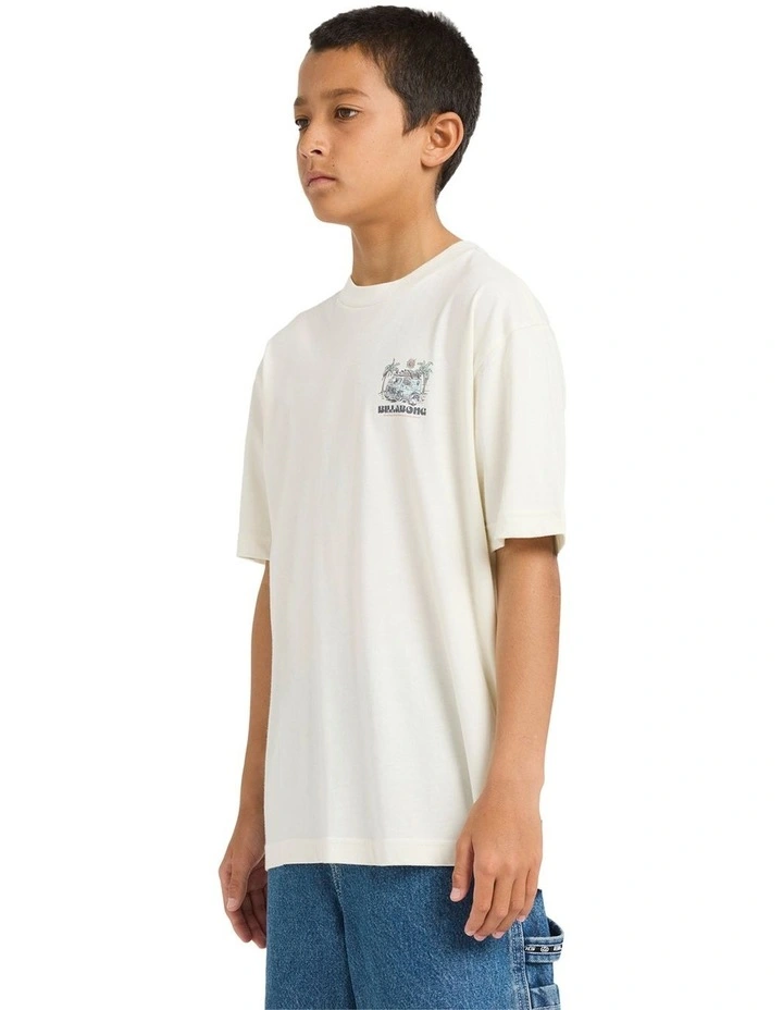 Rush To T-shirt in Cream image 3