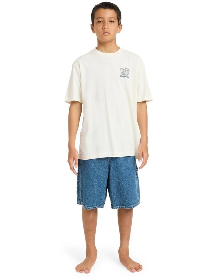 Rush To T-shirt in Cream image 5