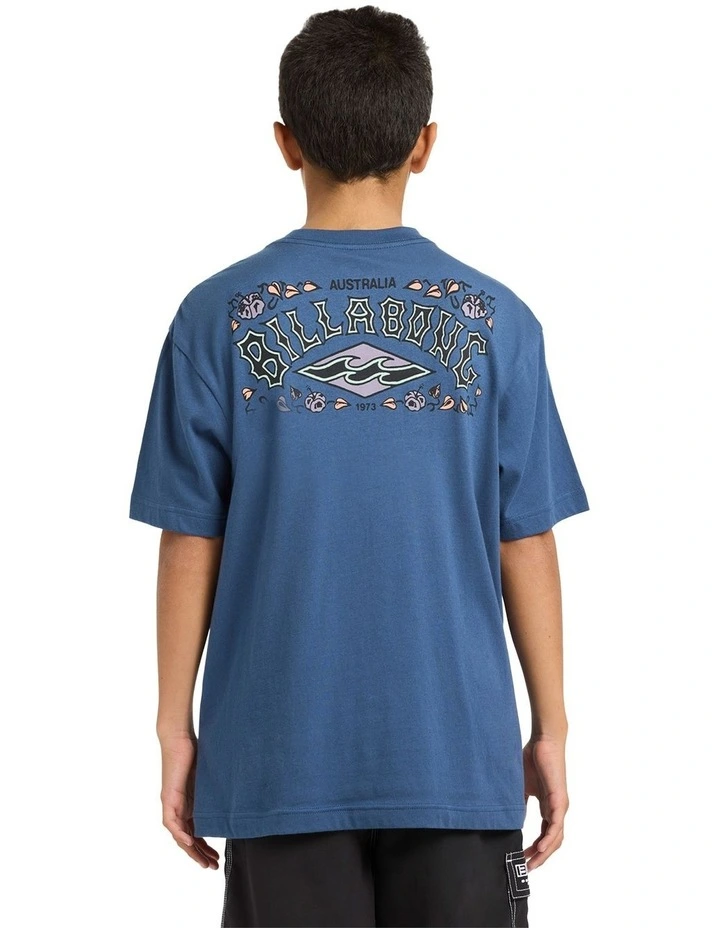 Heritage A T-shirt in Blue image 2