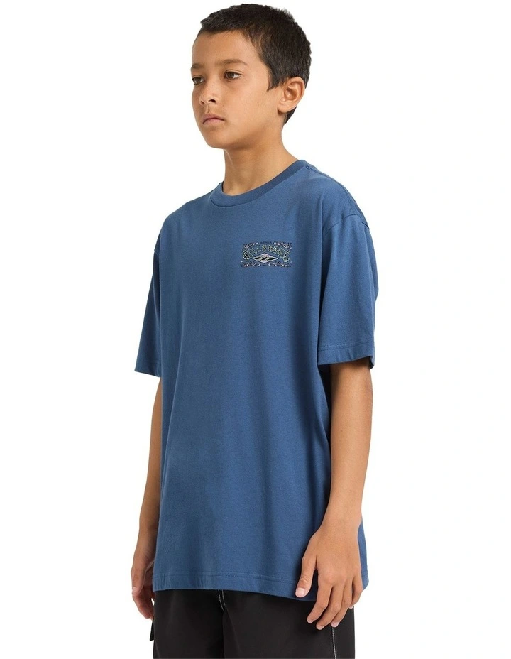 Heritage A T-shirt in Blue image 3