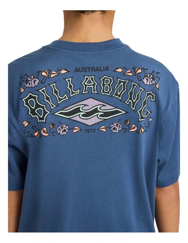 Heritage A T-shirt in Blue image 4