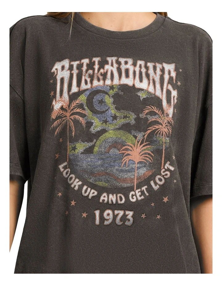 Celestial Being Oversized T-shirt in Black image 4