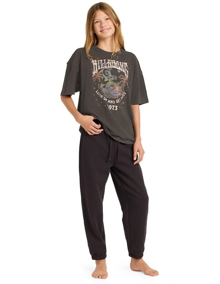 Celestial Being Oversized T-shirt in Black image 5