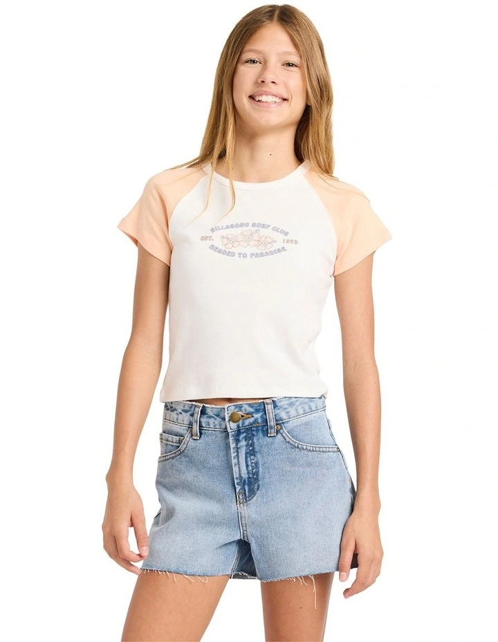 Surf Club T-shirt in Cream image 1