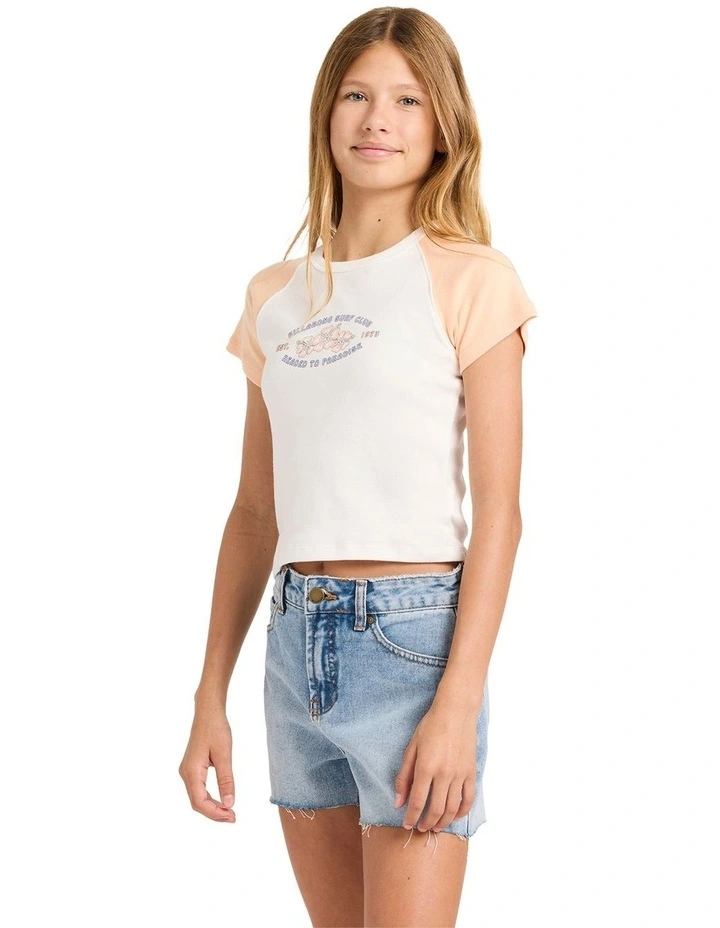 Surf Club T-shirt in Cream image 3