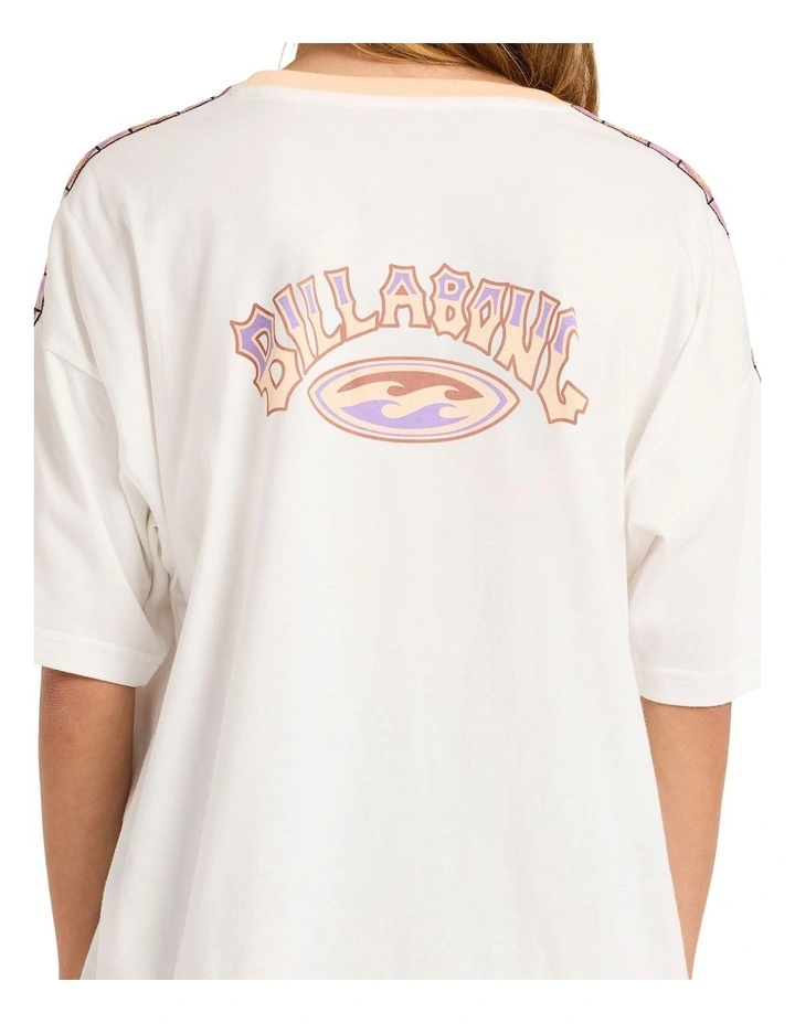 Old Dayz Oversized T-shirt in Cream image 4