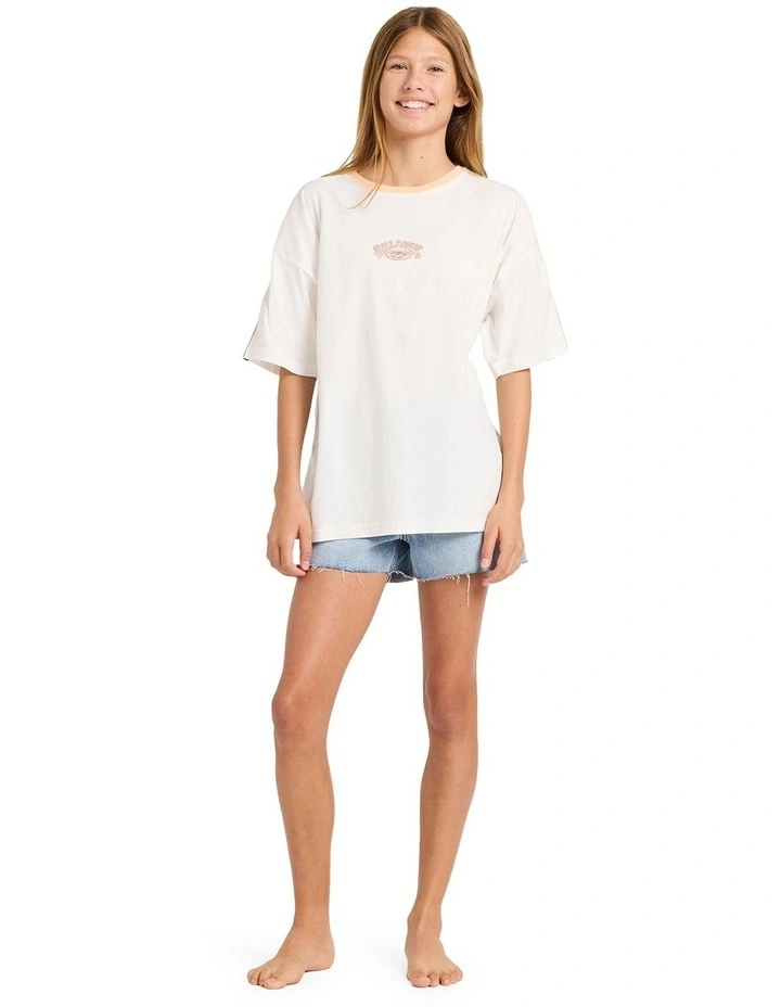 Old Dayz Oversized T-shirt in Cream image 5