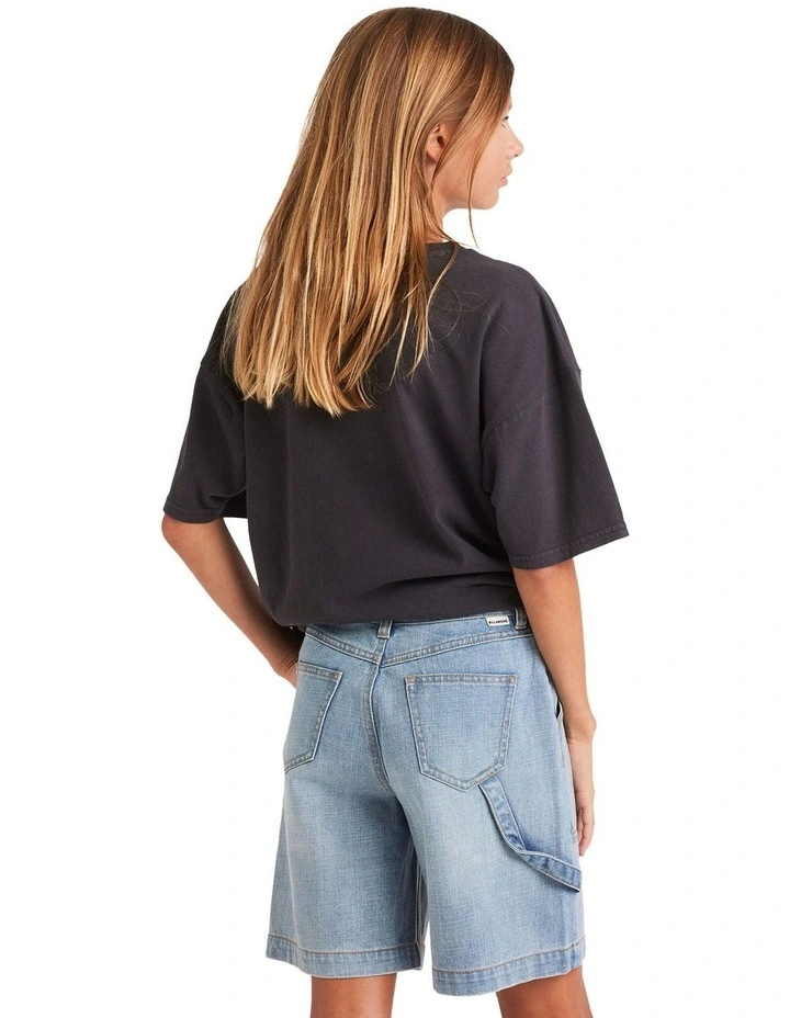 Mindy Denim Short in Blue image 2