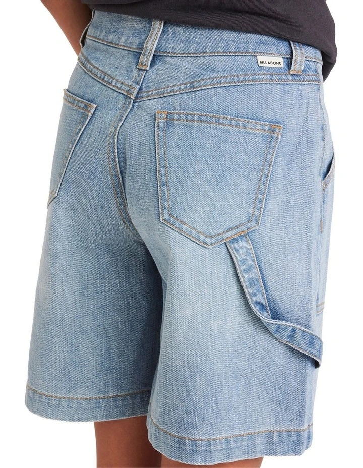Mindy Denim Short in Blue image 4