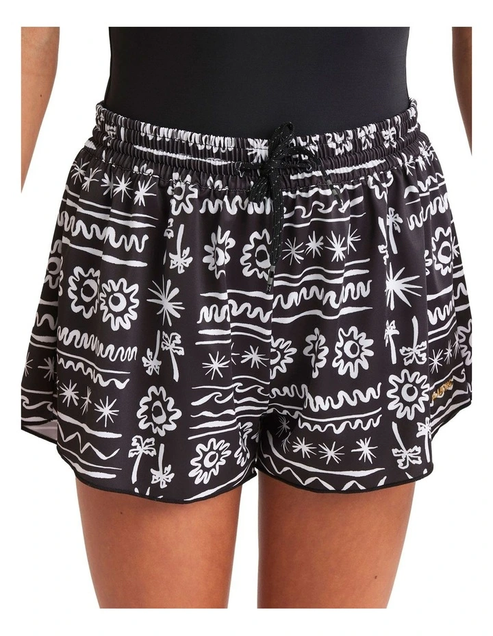 Swim Volley Boardshorts in Black image 4