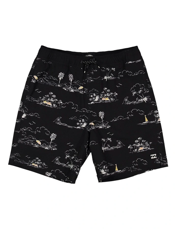 Good Times Volley Swim Shorts 16" in Black image 1