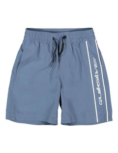 Vert Volley 13 Inch Swim Shorts in China Blue