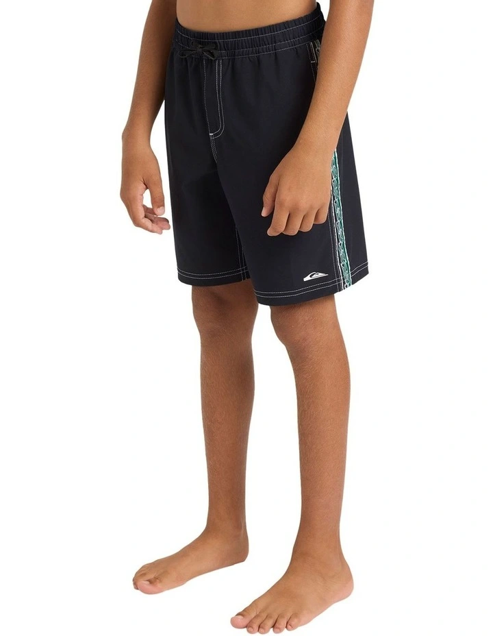 Pu-Tawhiro Swim Shorts in Black image 3