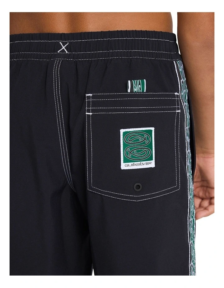 Pu-Tawhiro Swim Shorts in Black image 4