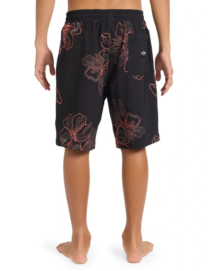 Sundays Layback 16 Inch Boardshorts in Black image 2