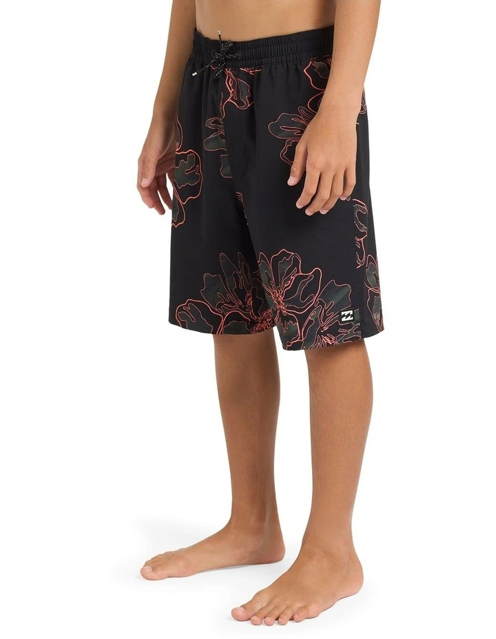 Sundays Layback 16 Inch Boardshorts in Black image 3