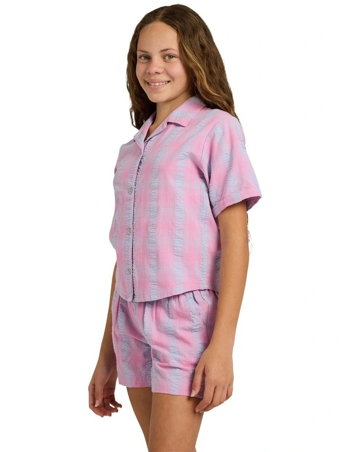 Phoebe Check Woven Shorts image 3