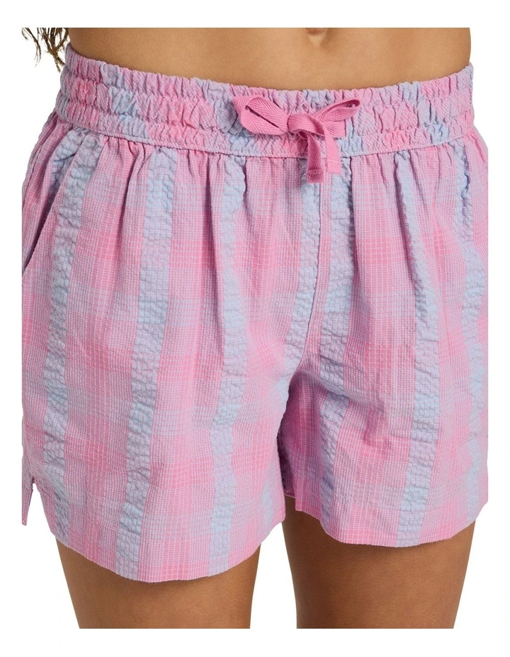 Phoebe Check Woven Shorts image 4