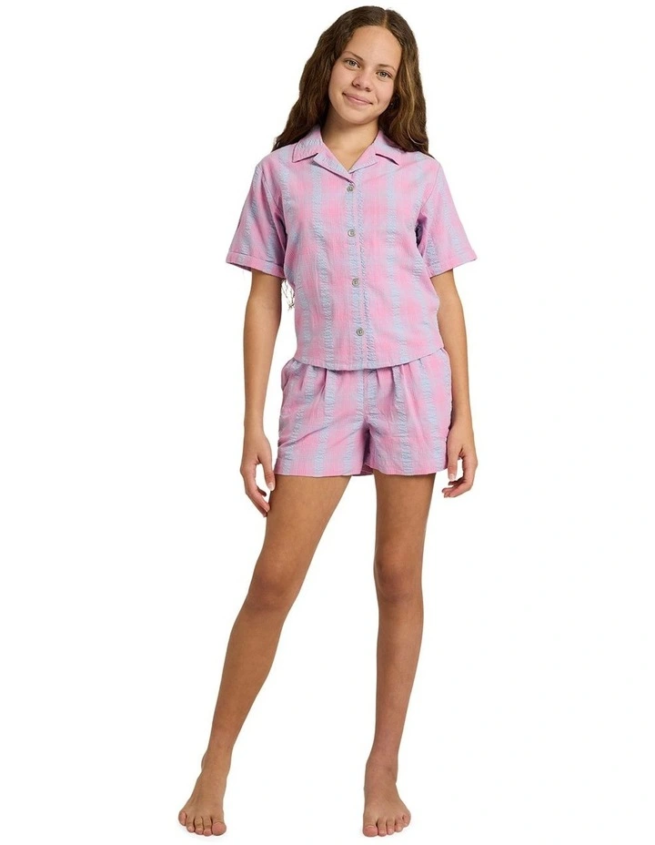 Phoebe Check Woven Shorts image 5