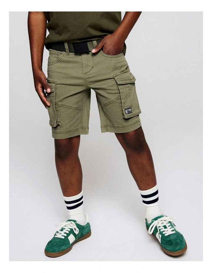 Ryan Cargo Shorts in Green image 4