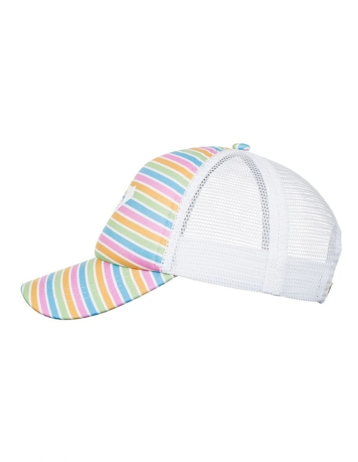 Sweet Emotions Trucker Cap in Cloud Dancer Mirage image 2