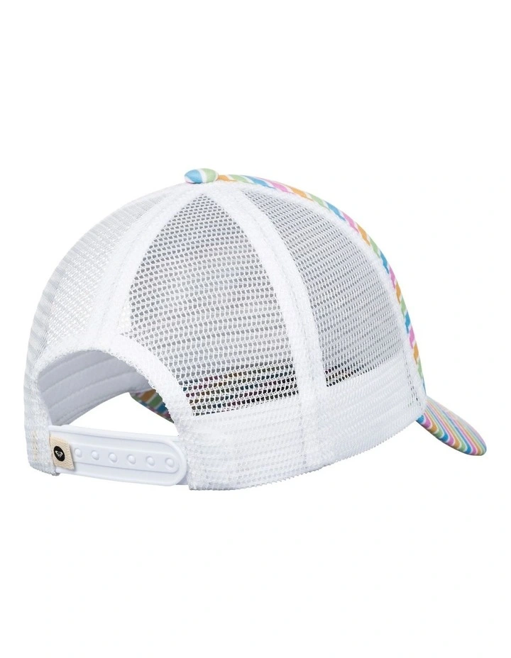 Sweet Emotions Trucker Cap in Cloud Dancer Mirage image 3
