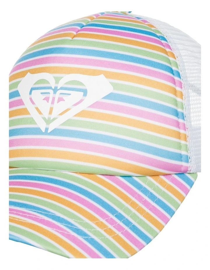 Sweet Emotions Trucker Cap in Cloud Dancer Mirage image 4