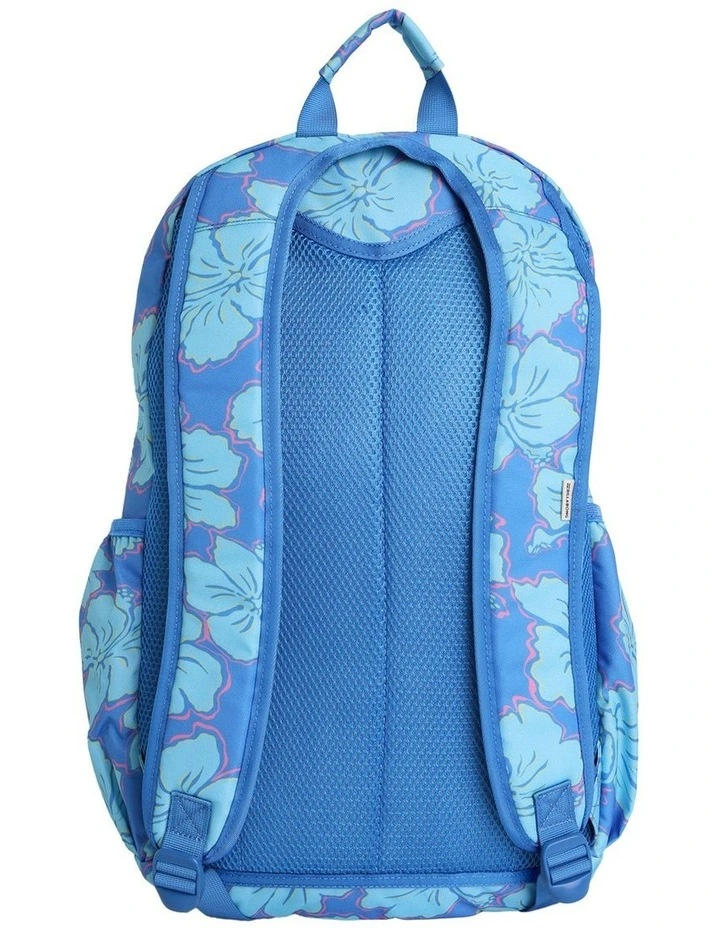 Happy Hibiscus Backpack in Blue image 3
