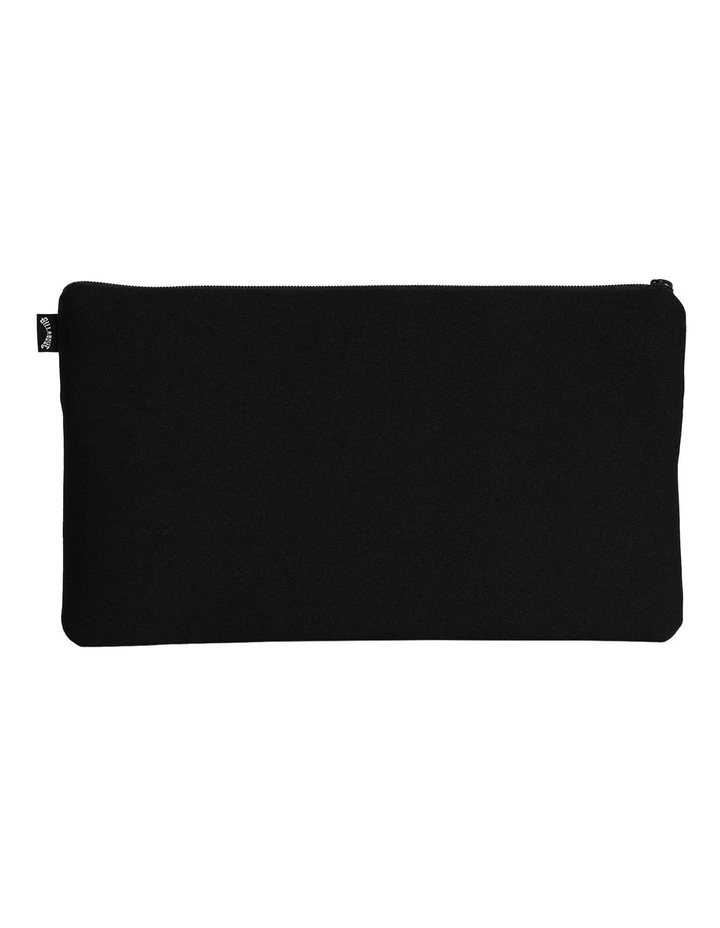 Jumbo Pencil Case in Black image 2