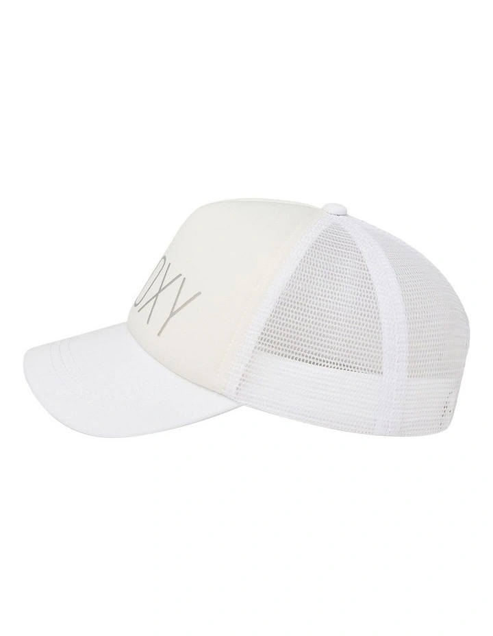 Reggae Town Trucker Cap in White image 3