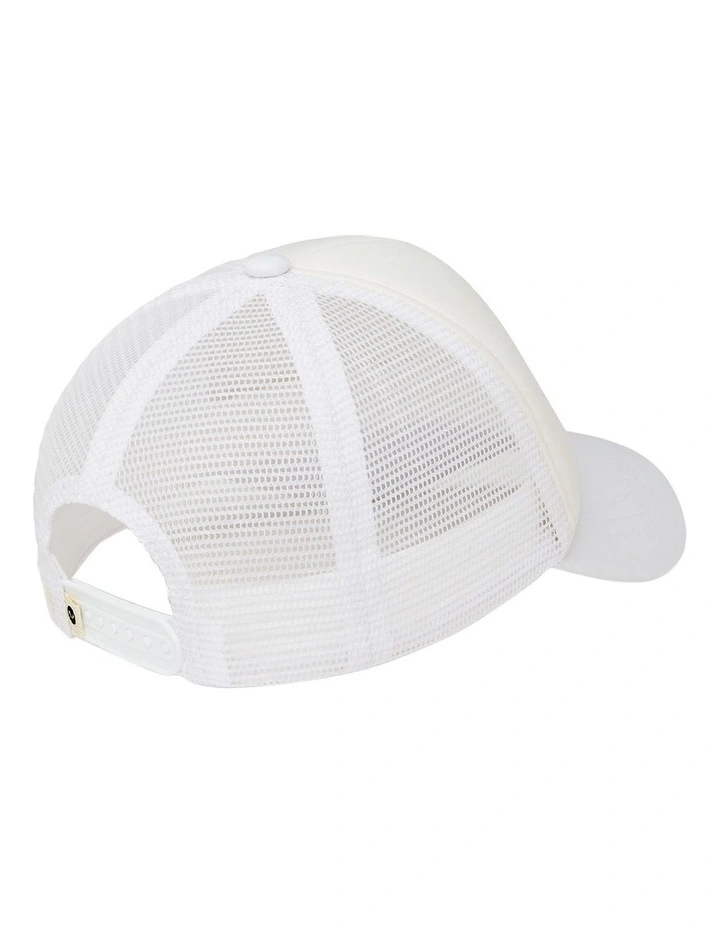 Reggae Town Trucker Cap in White image 4