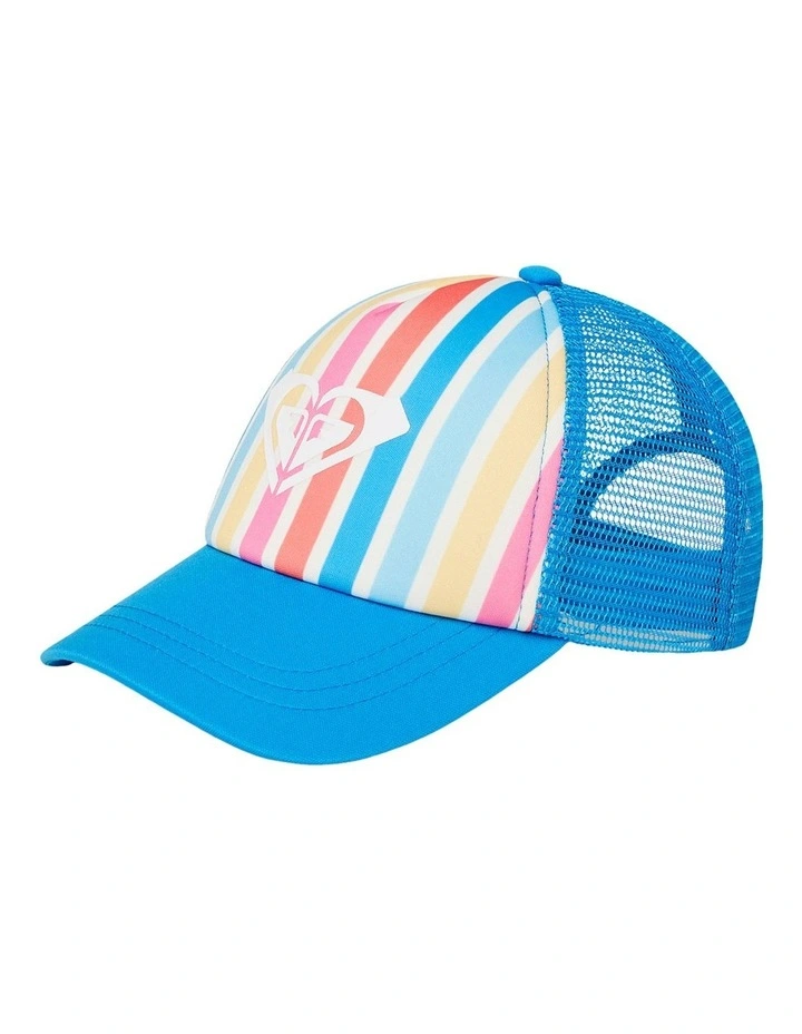 Sweet Emotions Trucker Cap in Bright White Holy Stripes image 1