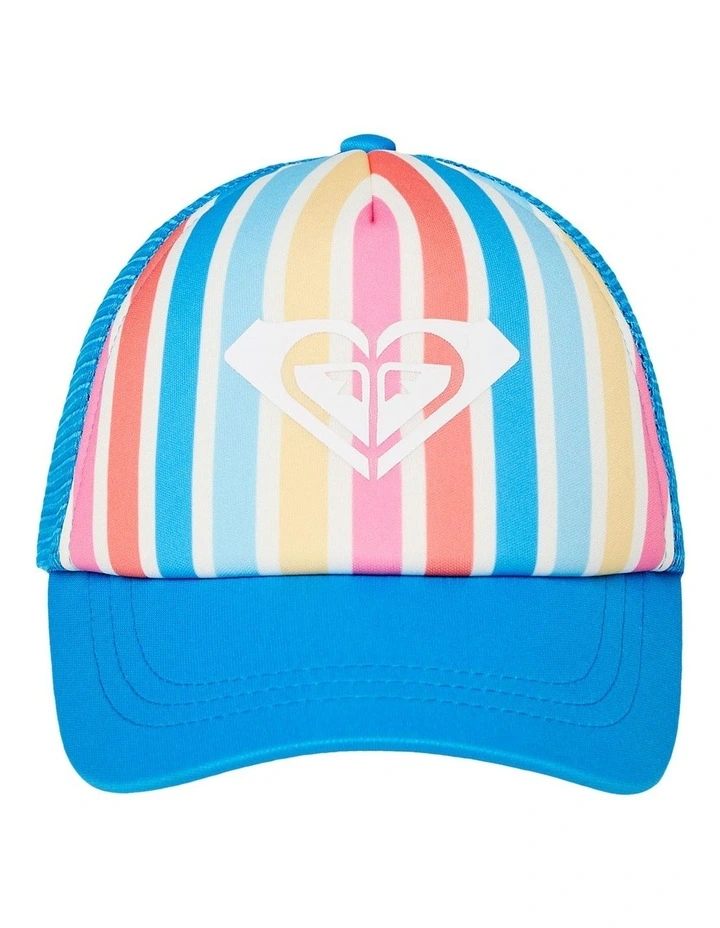Sweet Emotions Trucker Cap in Bright White Holy Stripes image 2