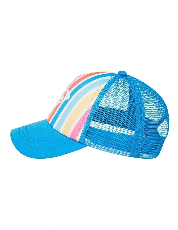 Sweet Emotions Trucker Cap in Bright White Holy Stripes image 3