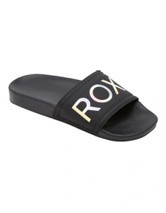 Slippy II Slides in Black