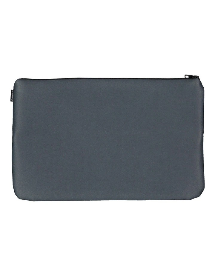 Blocked Jumbo Pencil Case in Grey image 2