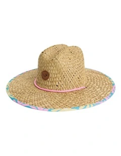 RG Pina To My Colada Printed Sun Hat in Brown