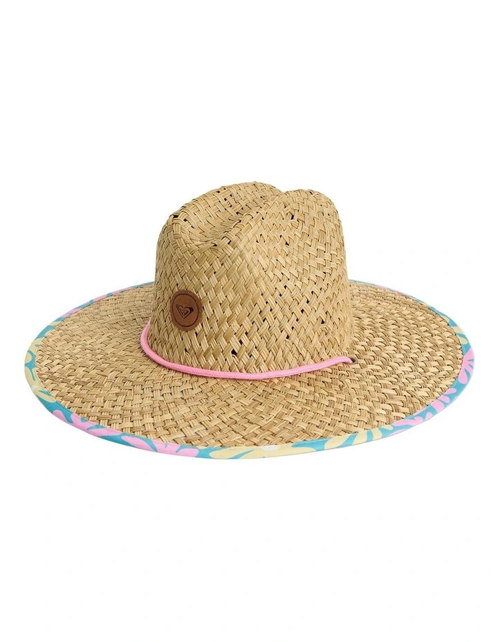 RG Pina To My Colada Printed Sun Hat in Brown image 1
