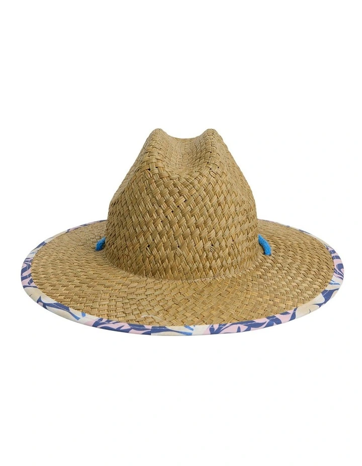 Girls 8 to 16 Pina To My Colada Straw Hat image 3