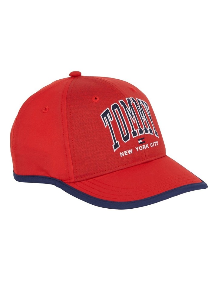 Logo Embroidery Cap Deep Crimson
