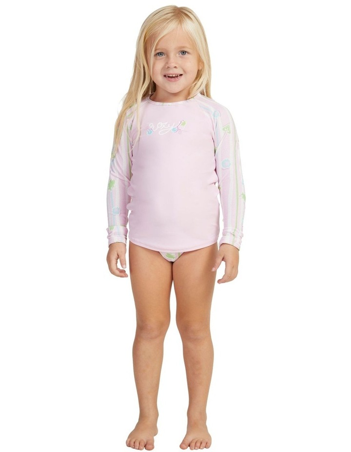Long Sleeve Onesie in Pirouette Pineapple Lt Pink