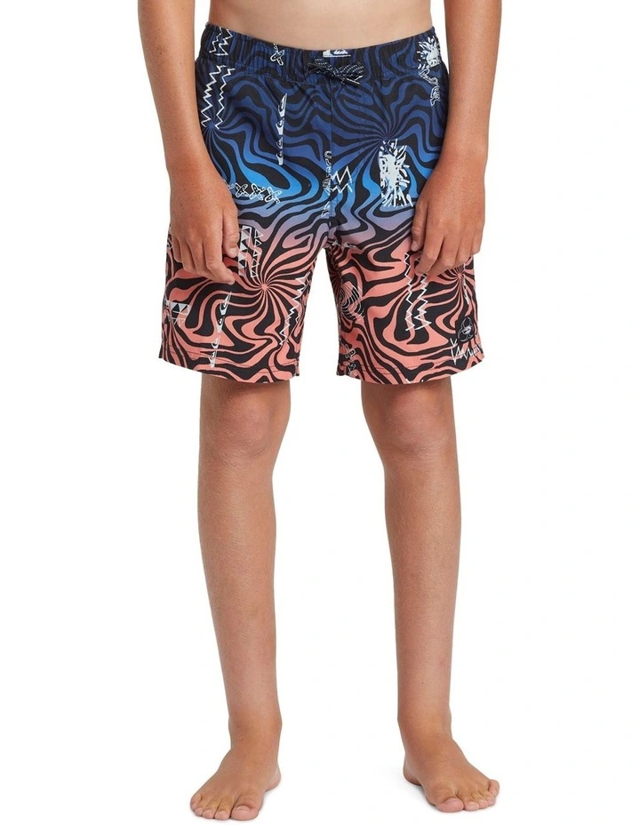 Everyday Heritage Volley Youth 15 Boardshorts in Nebula Blue image 1
